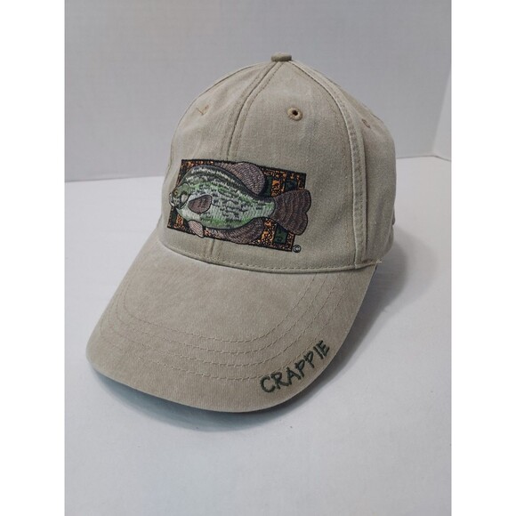 Flying Fisherman Crappie Hat Adjustable, Hook And Loop - Picture 1 of 6